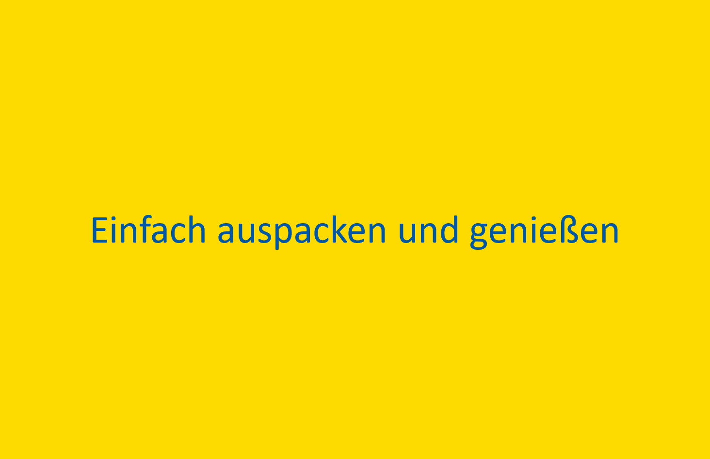 Zubereitung des Produktes Zubereitung des Produktes