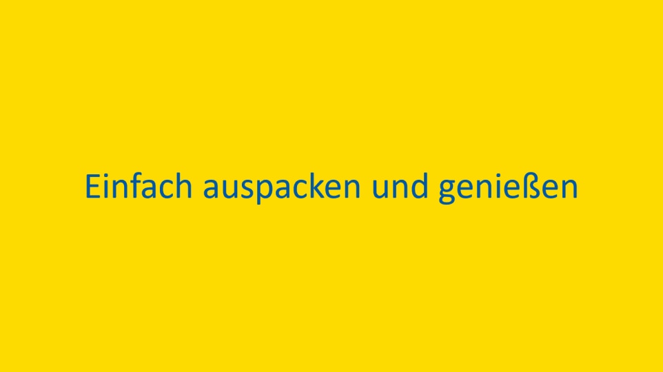 Zubereitung des Produktes