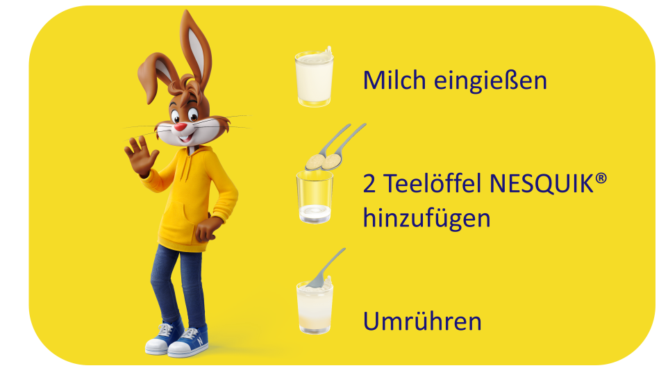 Zubereitung des Produktes