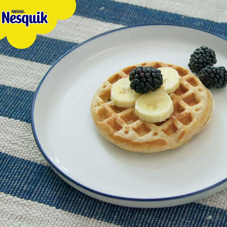 Waffeln mit NESQUIK® Vanille-Geschmack