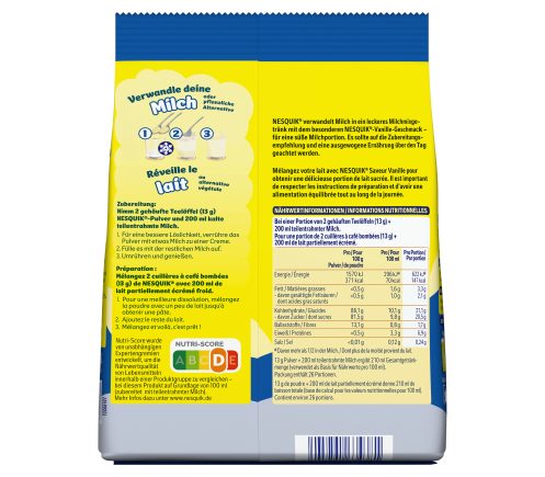 NESQUIK® MILK-MIX VANILLEGESCHMACK