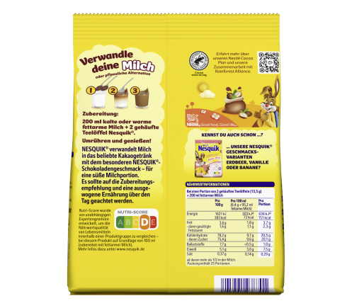 NESQUIK® kakaohaltiges Getränkepulver