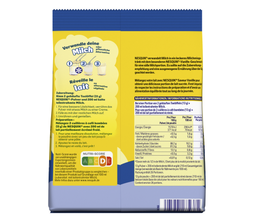 NESQUIK® MILK-MIX VANILLEGESCHMACK